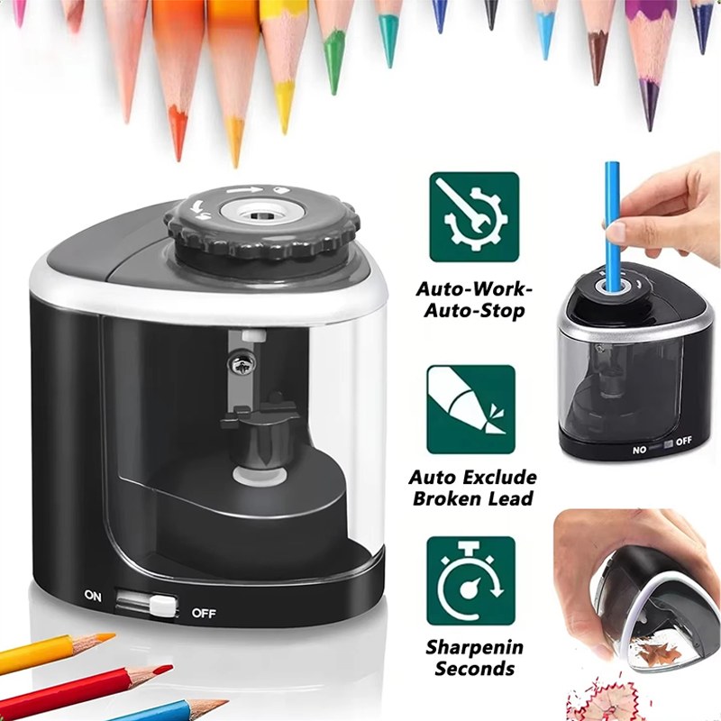 Electric Pencil Sharpener Usb - Afilador eléctrico de escritorio, afilador automático