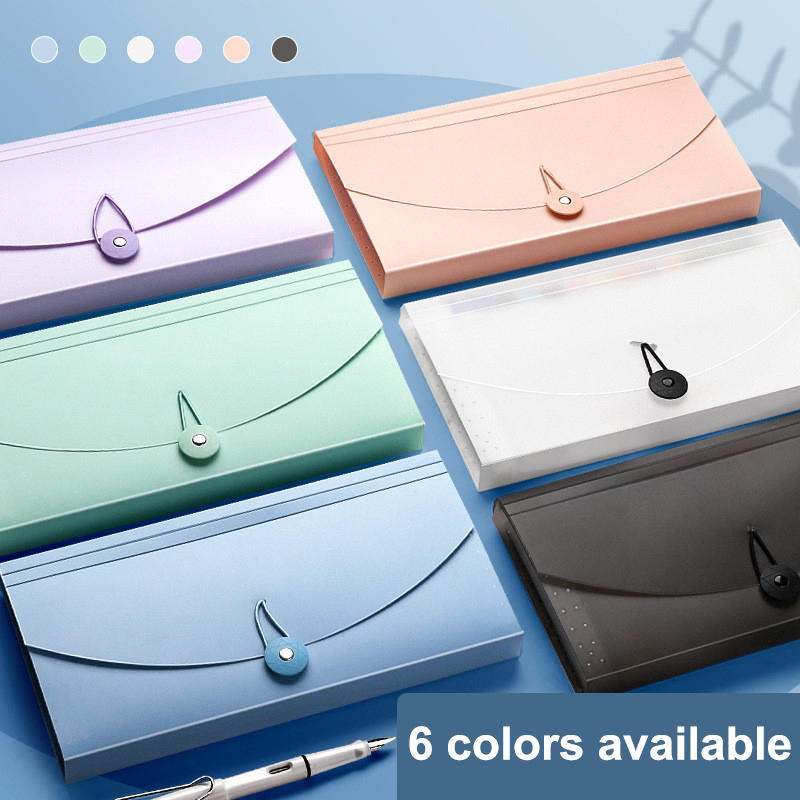 Expandable Accordion File Folder 13 Pockets - Carpeta de archivo extensible con 13