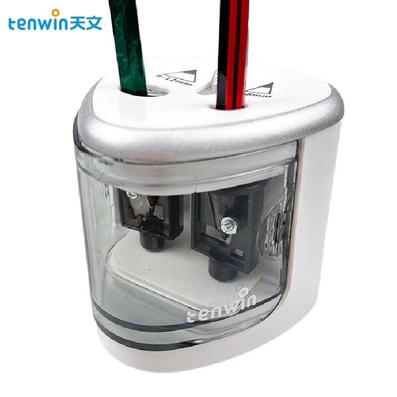 Electric Pencil Sharpener Usb - Sacapuntas Eléctrico Automático de Dos Orificios,