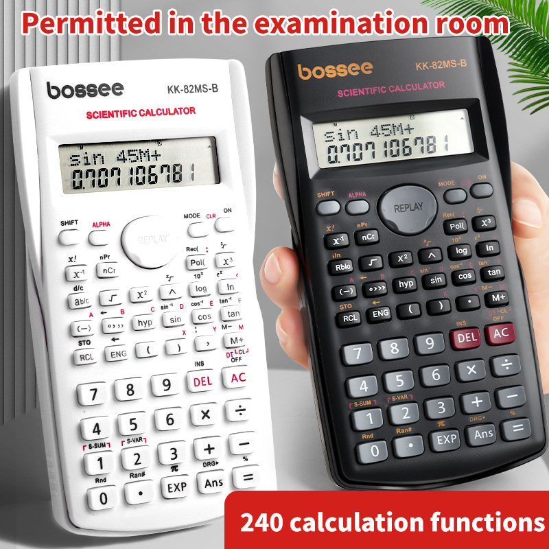 Scientific Calculator For Secondary School - Calculadora científica con 240 funciones, pantalla