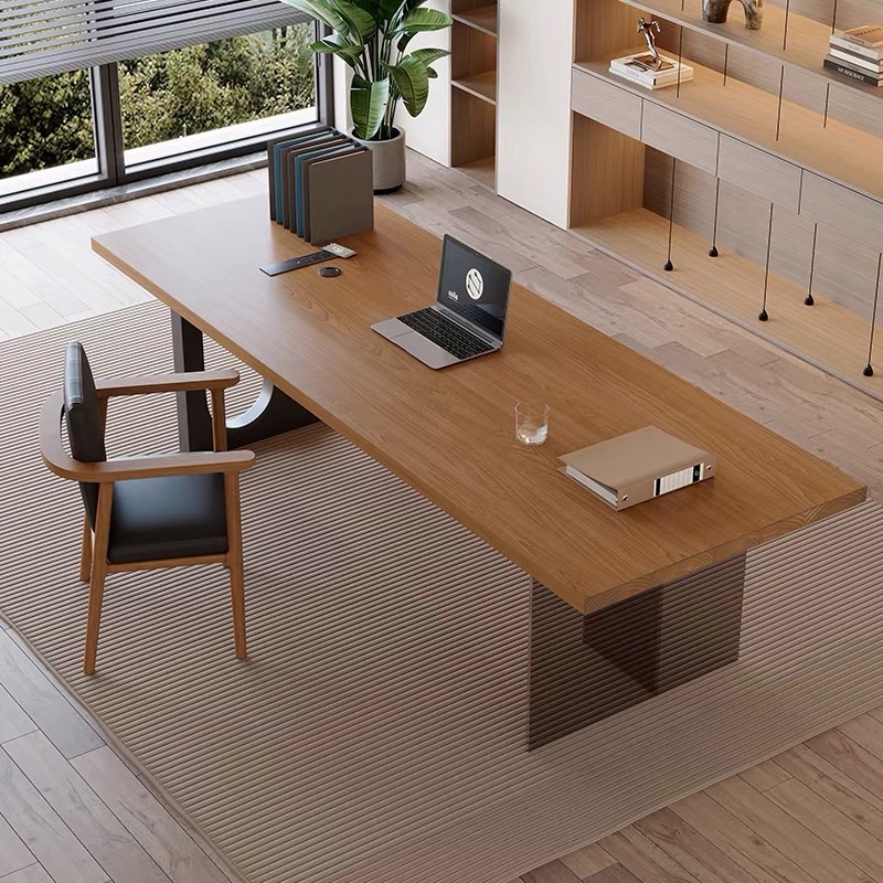 Office Furniture - Escritorio de Oficina Flotante de Acrílico