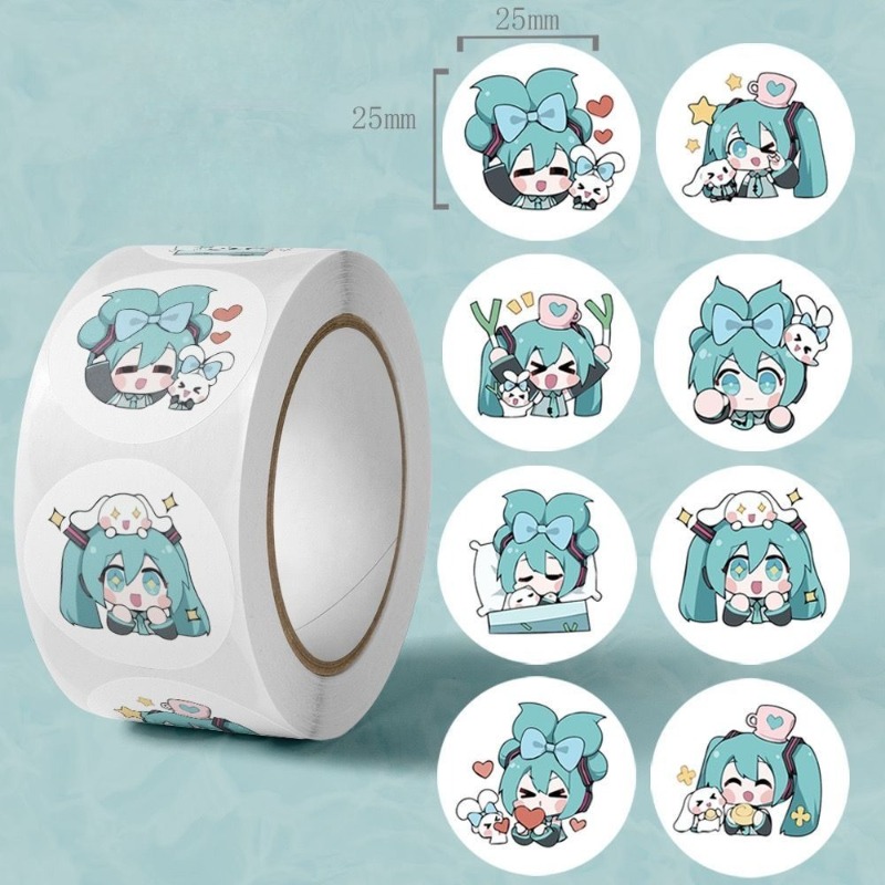 Desk Accessories - Pegatinas Estéticas de Hatsune Miku, Pegatinas