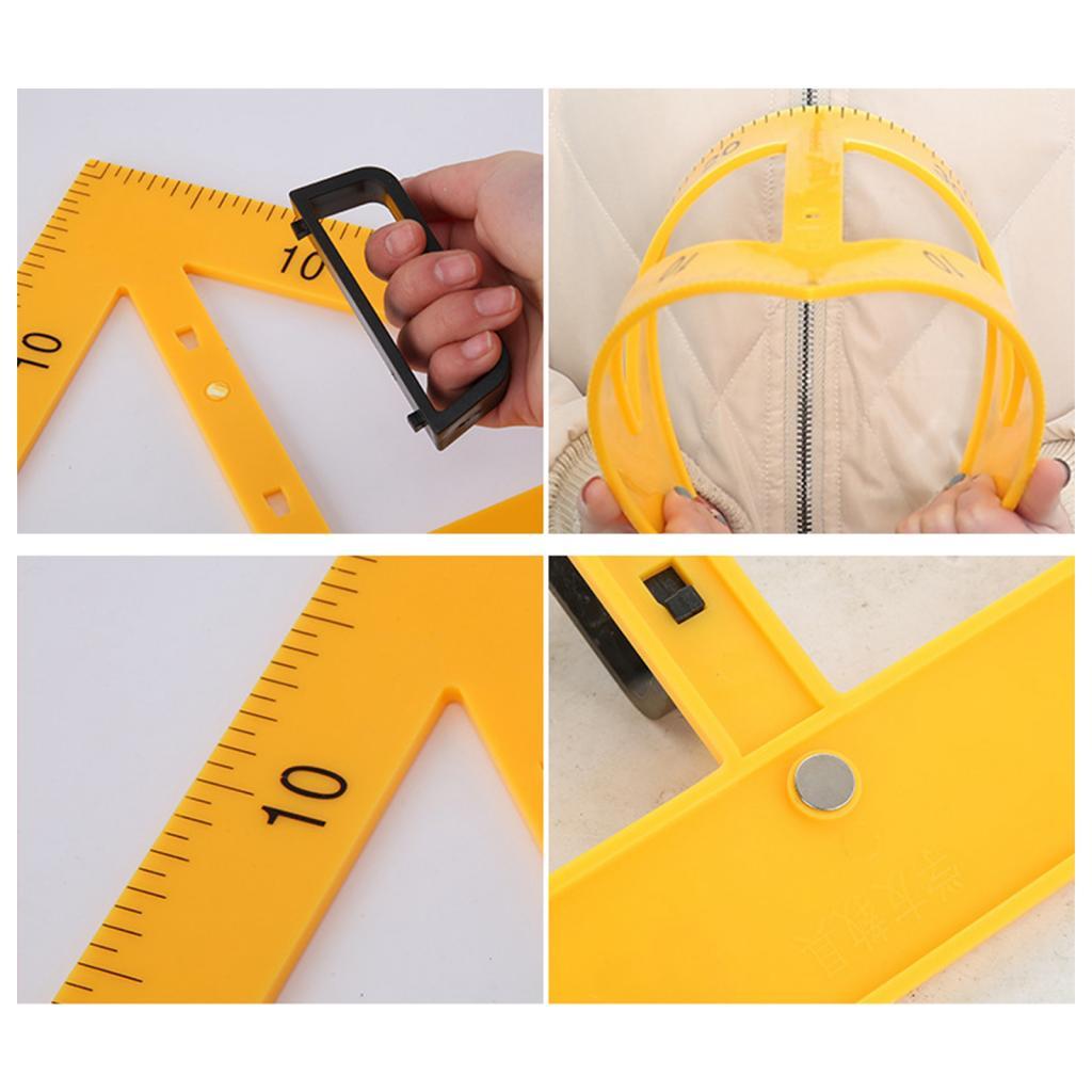 Math Geometry Set With Compass - Juego de reglas de geometría para