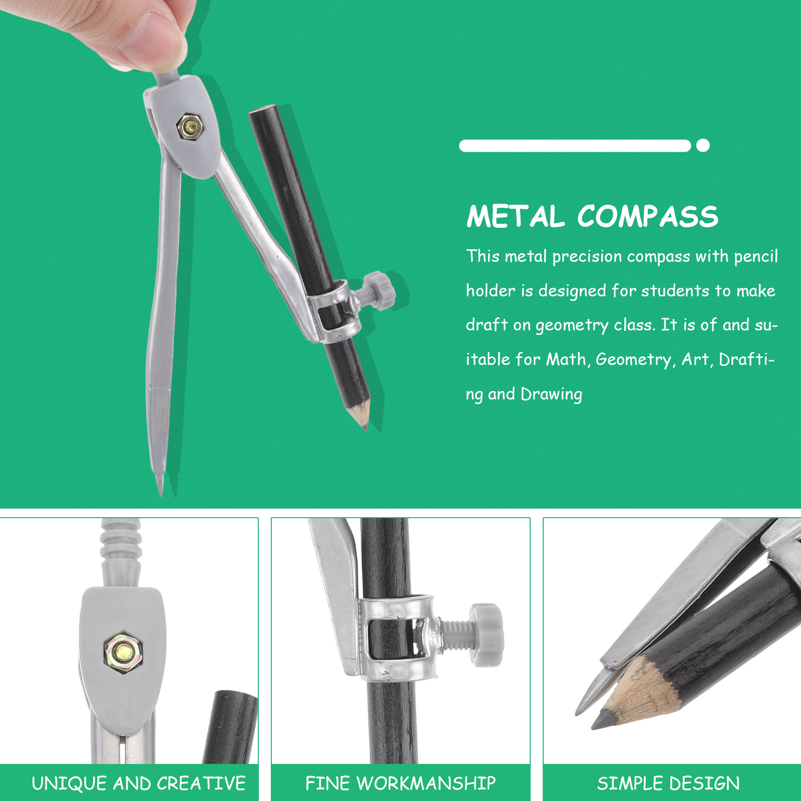 Juego de Compás Profesional de - Math Geometry Set With Compass reseña y precio