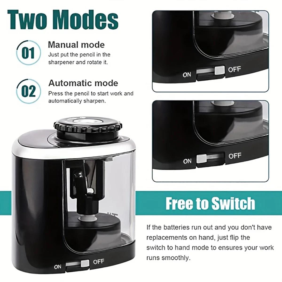 Afilador eléctrico de escritor - Electric Pencil Sharpener Usb reseña y precio