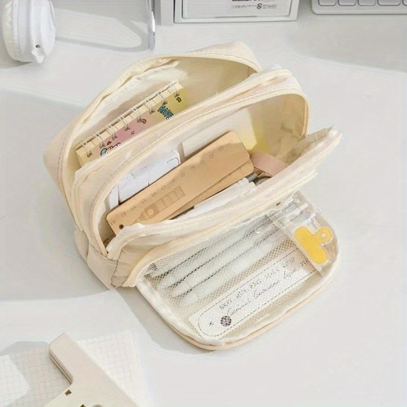 Bolsa de lápices estética de g - Aesthetic Large Pencil Case Pouch reseña y precio