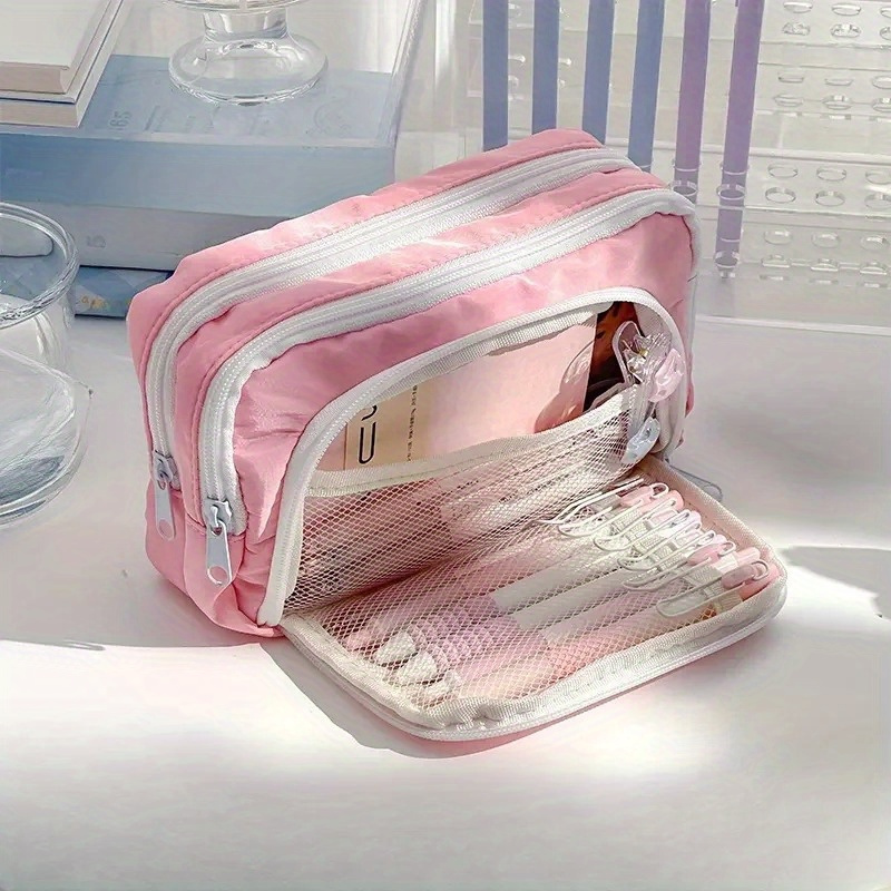Bolsa de lápices estética de g - Aesthetic Large Pencil Case Pouch reseña y precio