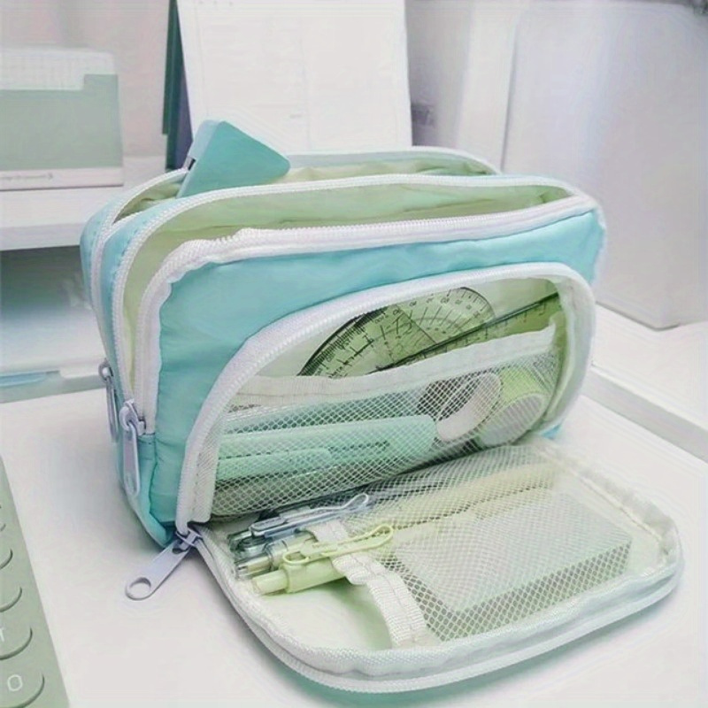 Bolsa de lápices estética de g - Aesthetic Large Pencil Case Pouch reseña y precio