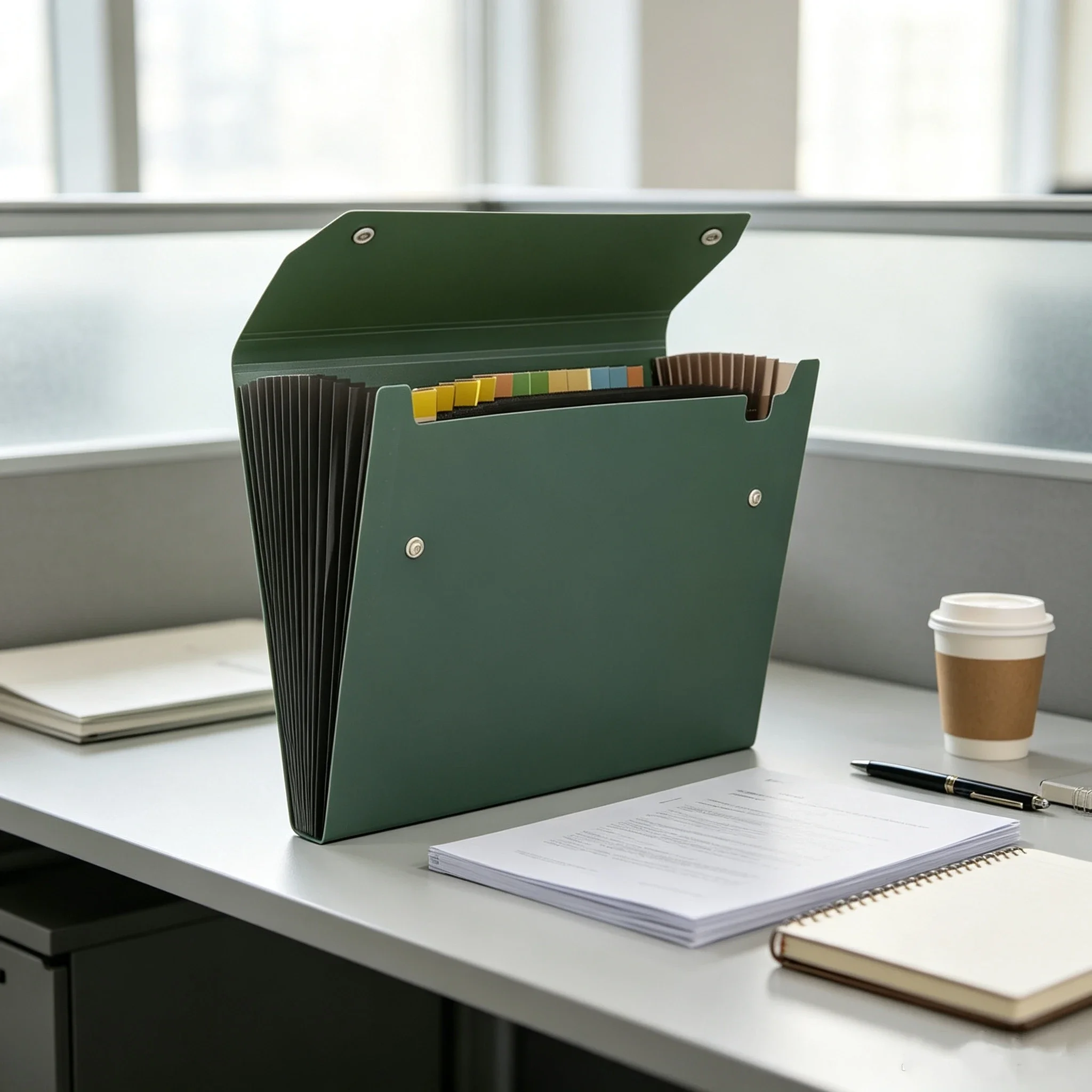 Organizador de archivos extens - Expandable Accordion File Folder 13 Pockets reseña y precio
