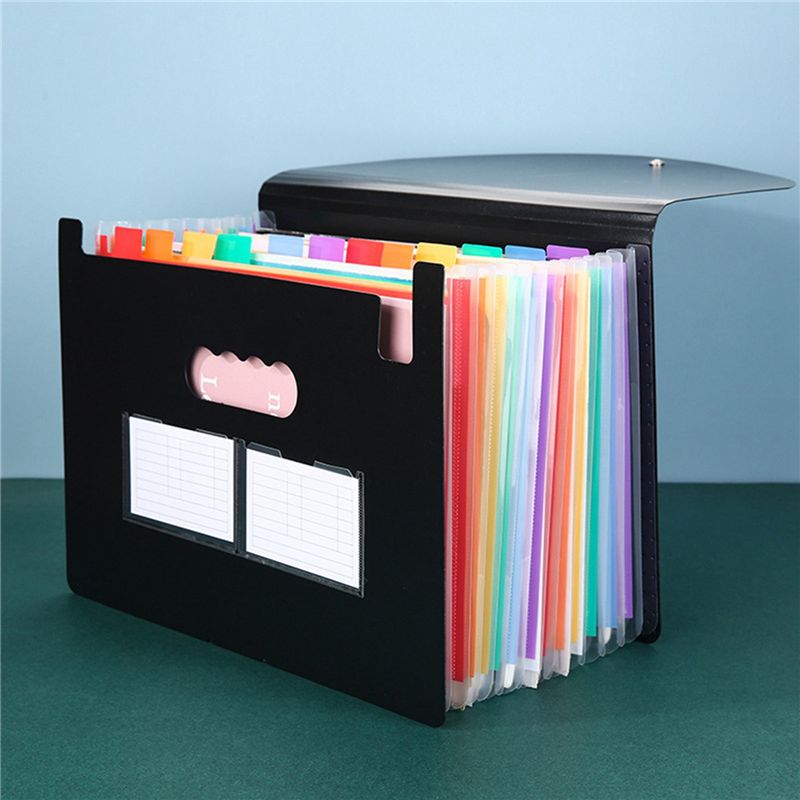 Carpeta de Archivos Expandible - Expandable Accordion File Folder 13 Pockets reseña y precio