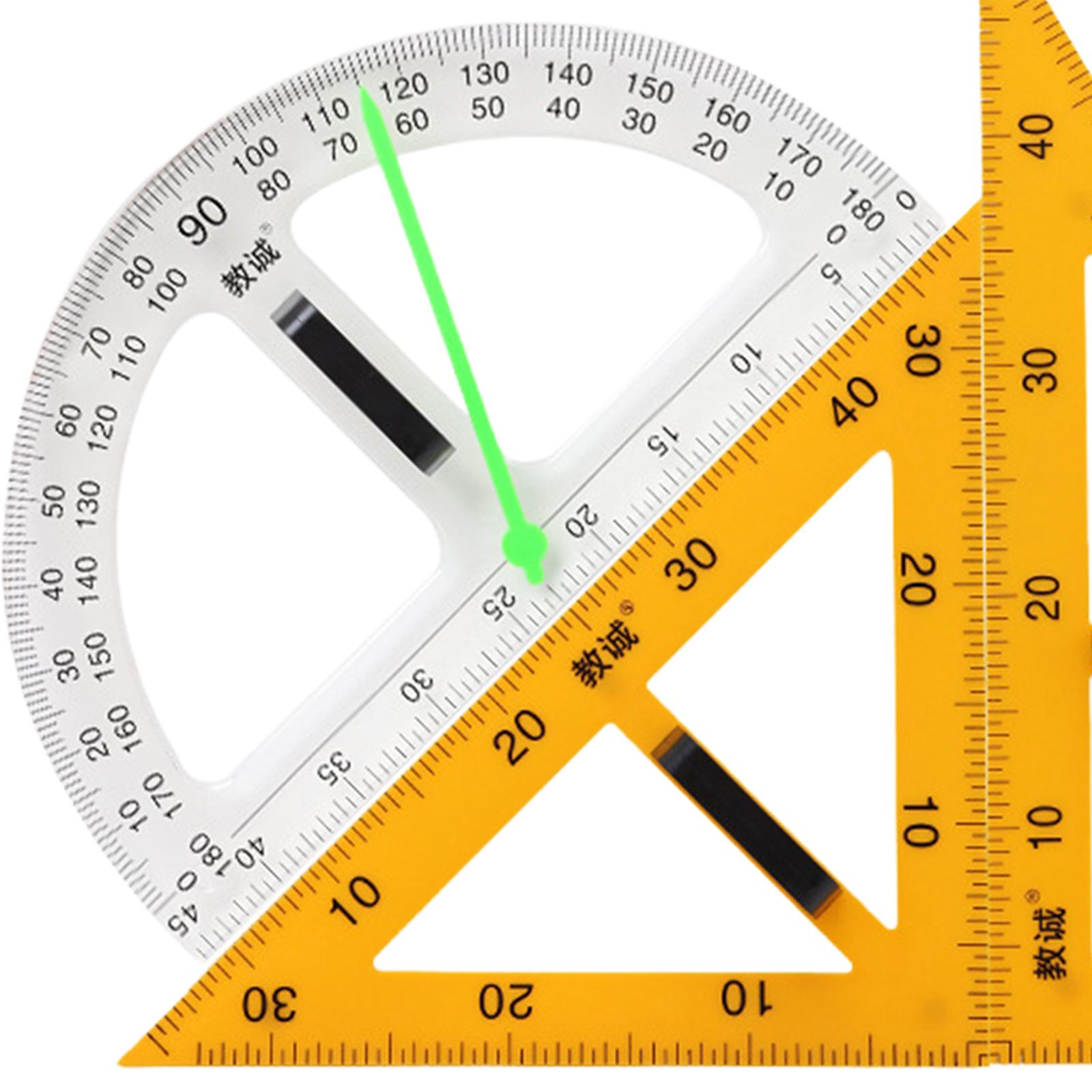Juego de reglas de geometría p - Math Geometry Set With Compass reseña y precio