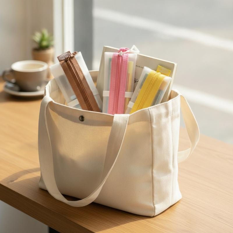 Estuche Transparente de Malla  - Clear Mesh Pencil Pouch For Exam reseña y precio
